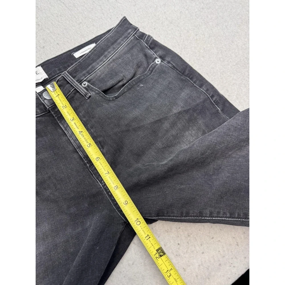 Frame Denim Jeans Mens 32x32 Gray Charcoal L'Homme Slim Tapered Stretch
